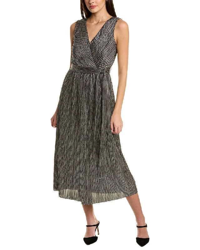 Anne Klein Surplice Midi Dress Cozy Tie-Dye Midi Dress