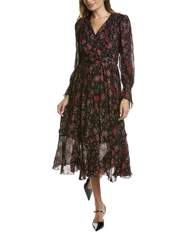 Diane von Furstenberg Shazia Midi Dress Stylish Wraparound Midi Dress