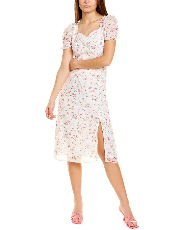 Moonsea Sweetheart Midi Dress Fashionable A-Line Midi Dress