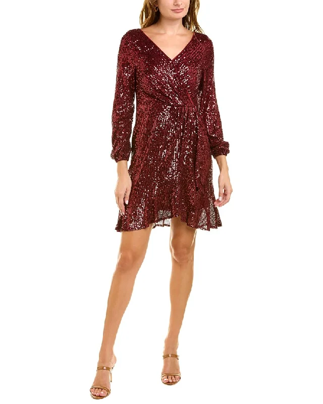 Nanette Lepore Sequined Midi Dress Fashionable One-Shoulder Midi Dress