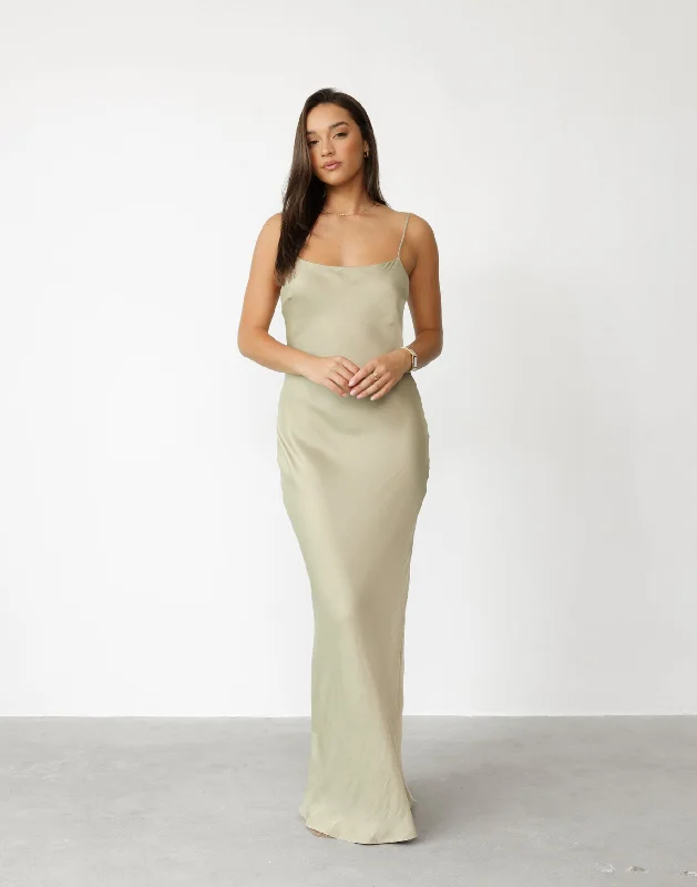 Aspen Maxi Dress (Meadow) Elegant Tiered Maxi Dress