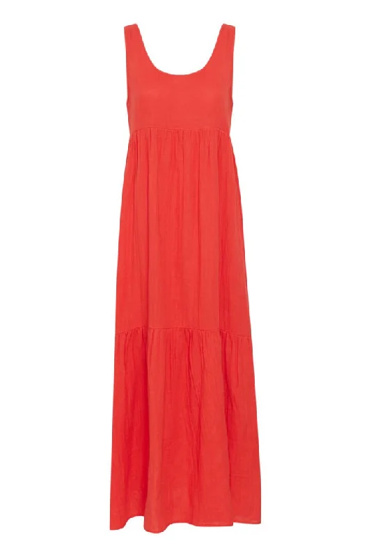 Foxa Maxi Dress - Grenadine Fashionable Layered Maxi Dress