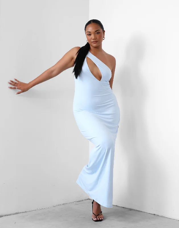 Karlie Maxi Dress (Ice Blue) Classic Tulle Maxi Dress