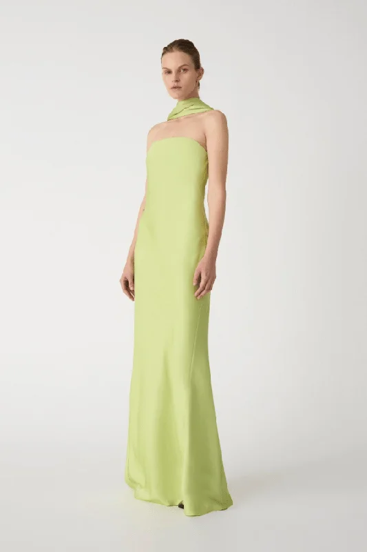 Lilia Maxi Dress Garden Green Cozy Longline Maxi Dress