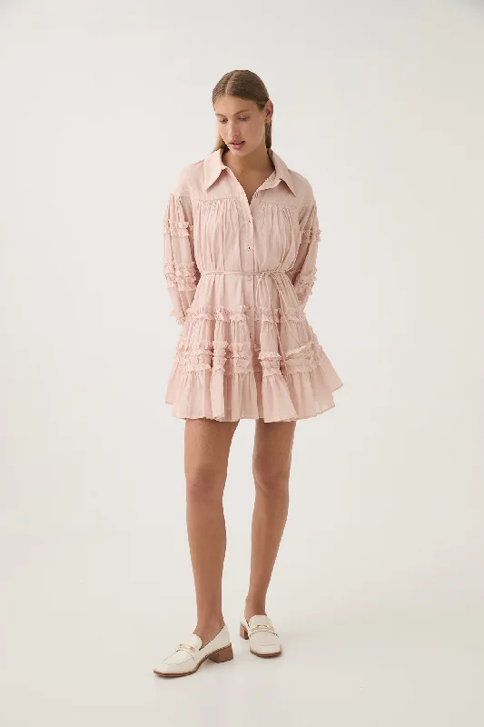 Pastiche Tiered Mini Dress Trendy Lace Mini Dress