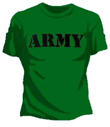 Girls Army T-Shirt Hooded Caped Shawl Collar