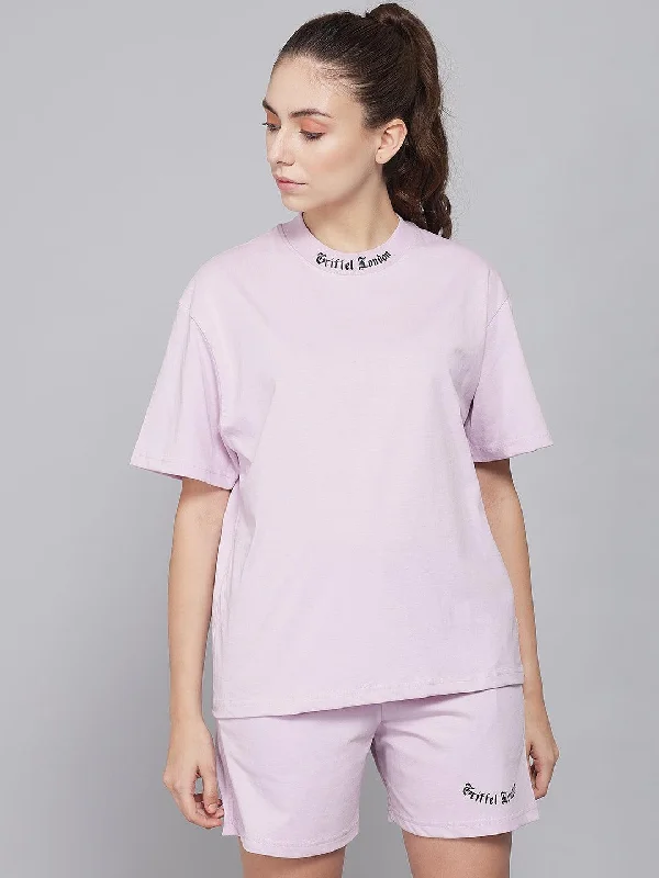 Griffel Logo Oversized T-shirt Casual Formal Business