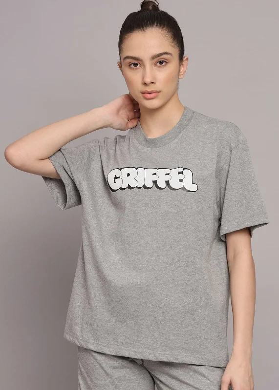 Bubble Griffel Oversized T-shirt Front Pockets Side Pockets Patch Pockets