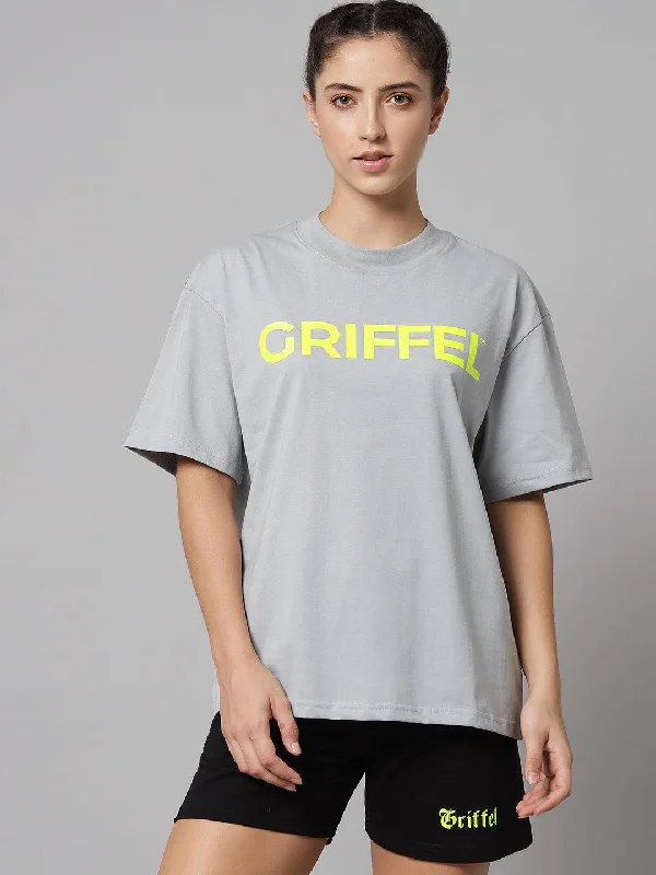 Registered Logo Oversized T-shirt Front Pockets Side Pockets Patch Pockets