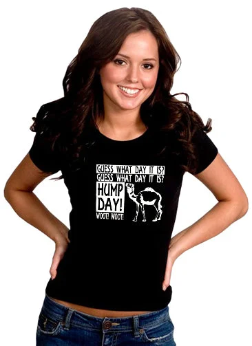 Guess What Day It Is - Camel Commercial Hump Day Girl's T-Shirt Terry Blend Velvet Blend Canvas Blend