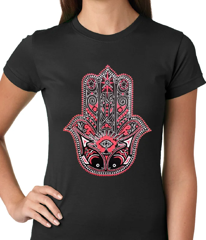 Hamsa - Hand of Protection Ladies T-shirt Casual Formal Business