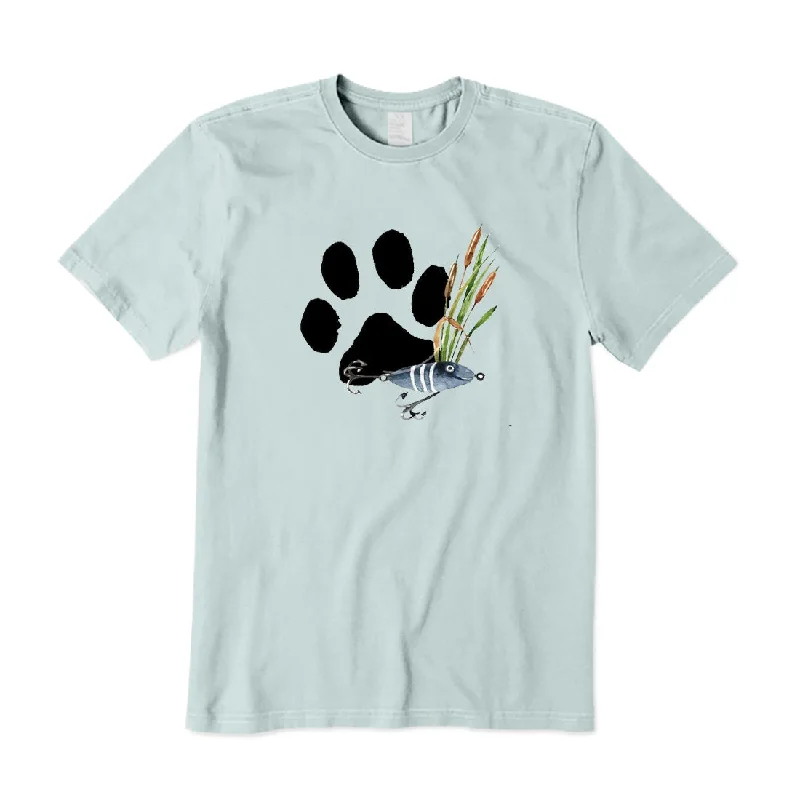 Love Fishing and Dog T-Shirt Terry Blend Velvet Blend Canvas Blend