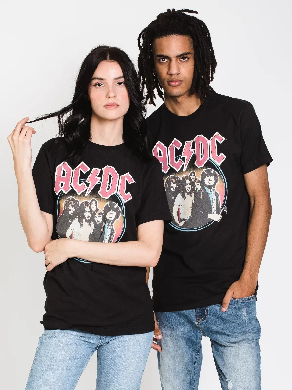 GOODIE TWO SLEEVE AC/DC AQUATINT T-SHIRT  - CLEARANCE Satin Fabric Silk Fabric Chiffon Fabric