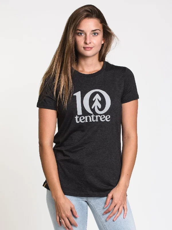 TENTREE LOGO CLASSIC PUFF SHORT SLEEVE T-SHIRT  - CLEARANCE Houndstooth Herringbone Solid