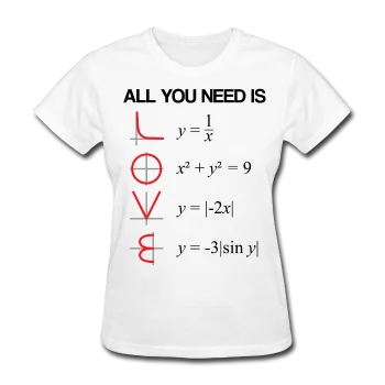 "All You Need is Love" - Women's T-Shirt Seamless Knitted Crochet