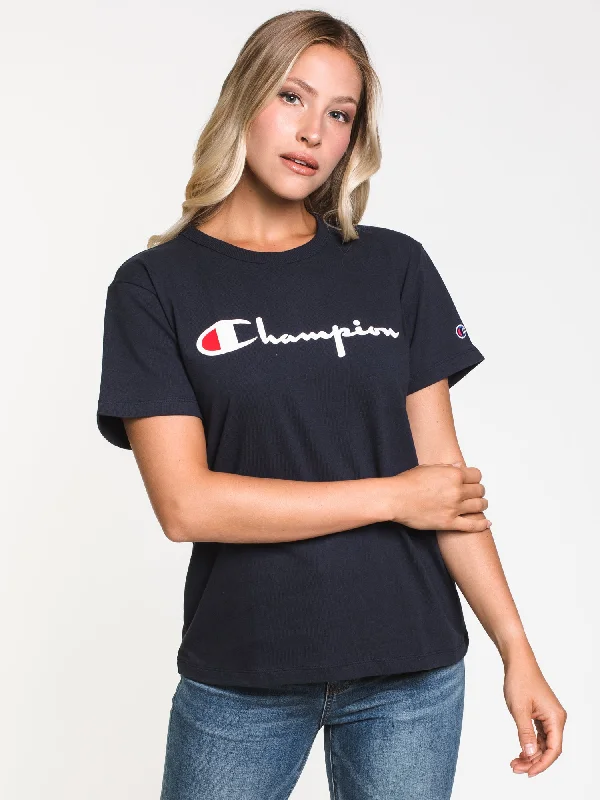 CHAMPION THE HERITAGE TEE  - CLEARANCE Boxy Fit Fitted Loose