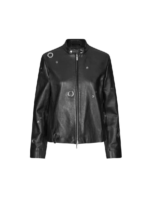 Lauren Jacket — Black Anorak Shell Jacket Lightweight Jacket