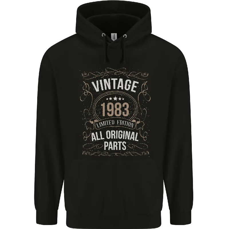 41st Birthday Limited Edition 1983 Mens 80% Cotton Hoodie Zip Hoodie Drawstring Kangaroo Pocket