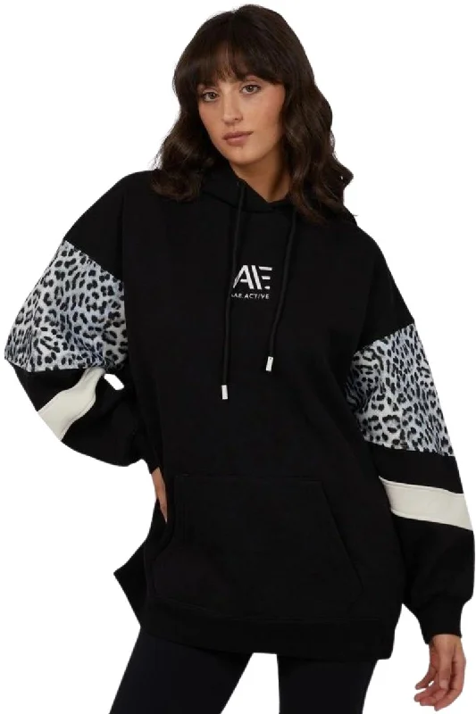 All About Eve | Womens Summit Hoodie (Black) Hoodie with Drawcord Adjustable Secure