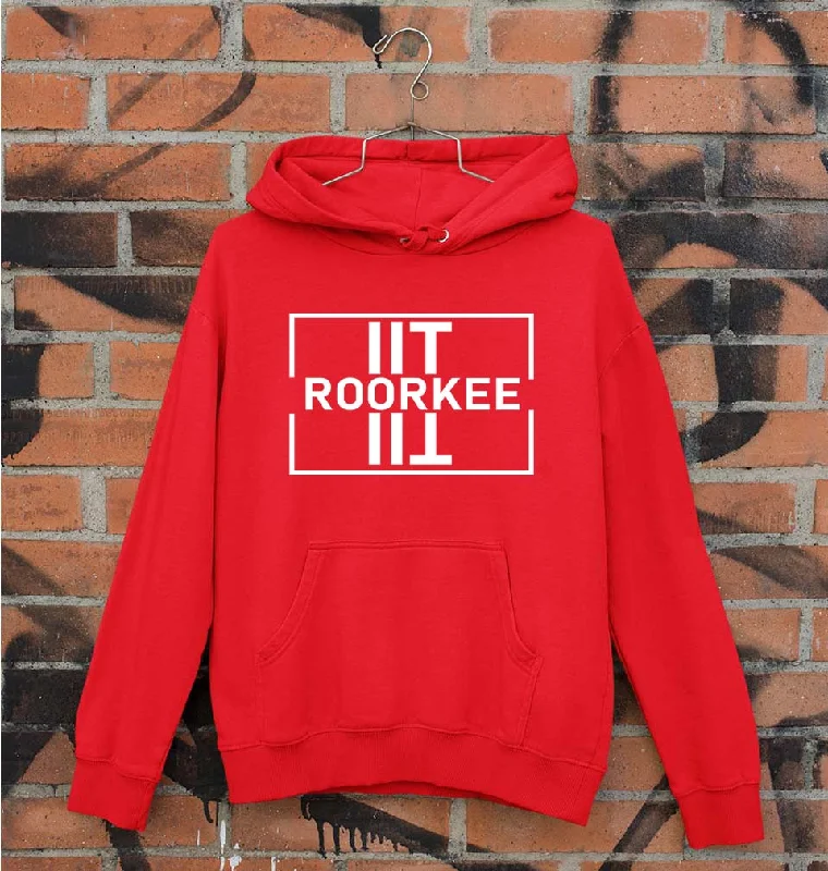 IIT Roorkee Unisex Hoodie for Men/Women Hoodie with Batwing Sleeves Loose Dramatic