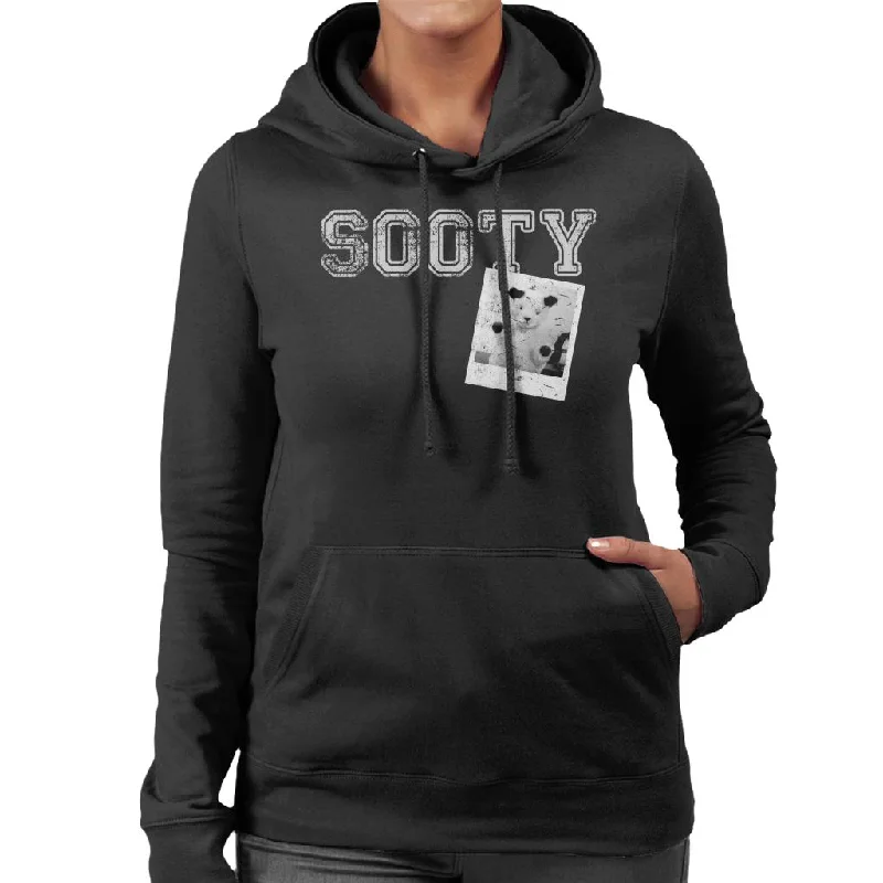 Sooty Retro College Sports Style Women's Hooded Sweatshirt Hooded Sweatshirt Casual Wear Street Style