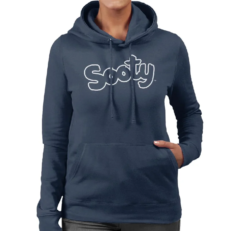 Sooty Retro Logo Women's Hooded Sweatshirt Hoodie with Logo Branding Identity