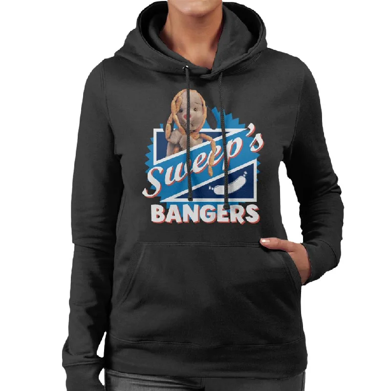 Sooty Sweep's Bangers Women's Hooded Sweatshirt Hoodie with Ribbed Cuffs Snug Fit Comfort