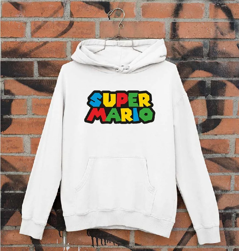 Super Mario Unisex Hoodie for Men/Women Hoodie with Button Placket Classic Preppy