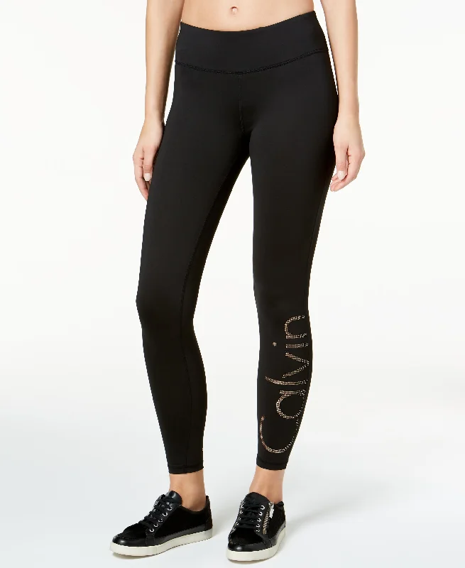 Calvin Klein Performance Gradient Dot Logo Leggings Stylish Stretch-Waist Leggings