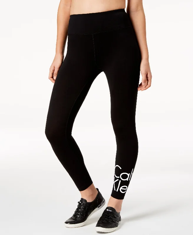 Calvin Klein Performance High Waist Logo Leggings Comfortable Lounge Leggings