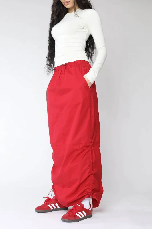 Deadstock Cargo Cherry Skirt wool skirt thick