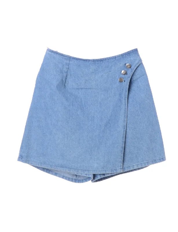 Denim Mini Skirt cashmere skirt soft