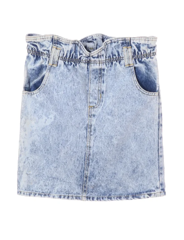 Denim Mini Skirt velvet skirt plush