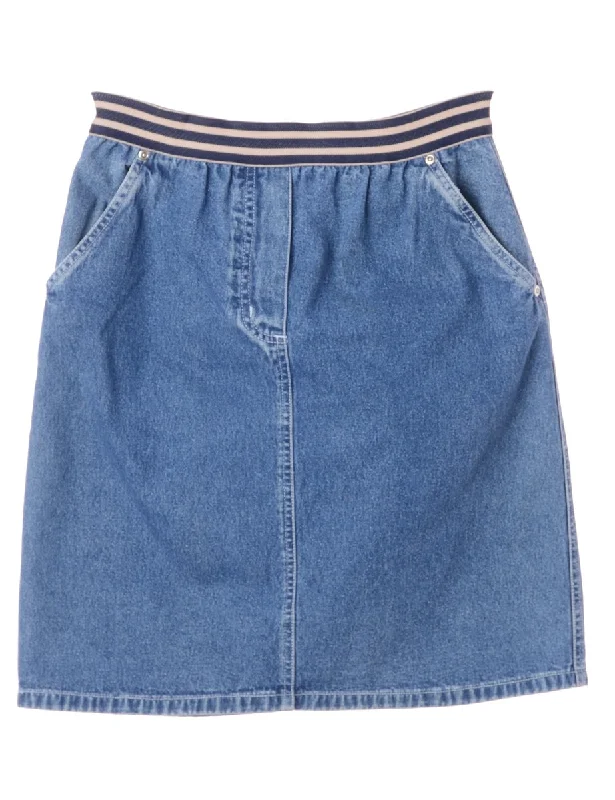 Denim Mini Skirt lace skirt intricate