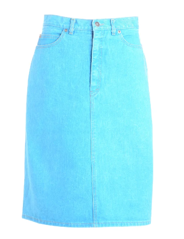 Denim Pencil Skirt linen skirt light