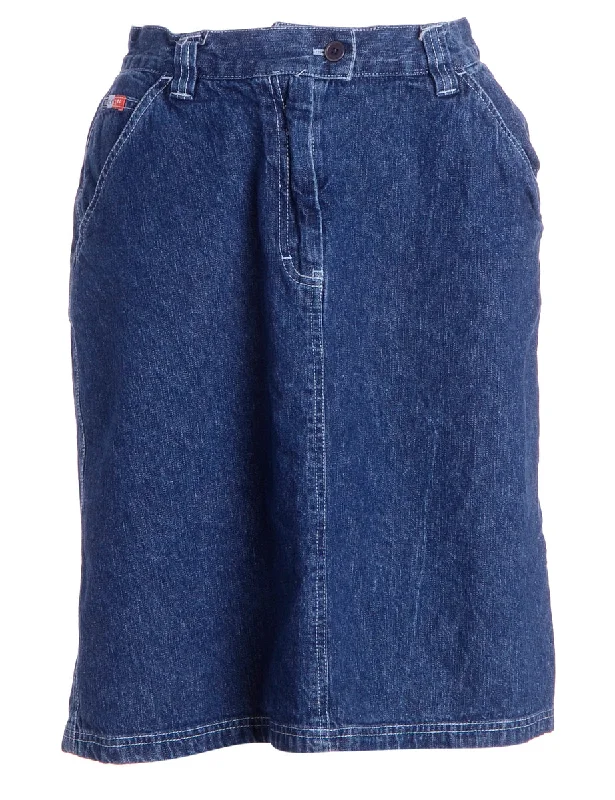 Denim Skirt - S denim skirt trendy