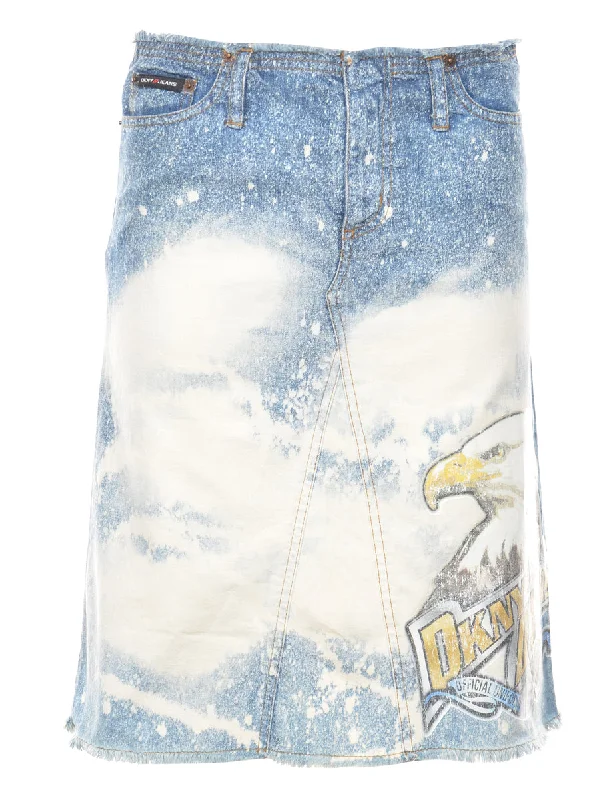 DKNY Y2K Denim Skirt - M low waist skirt