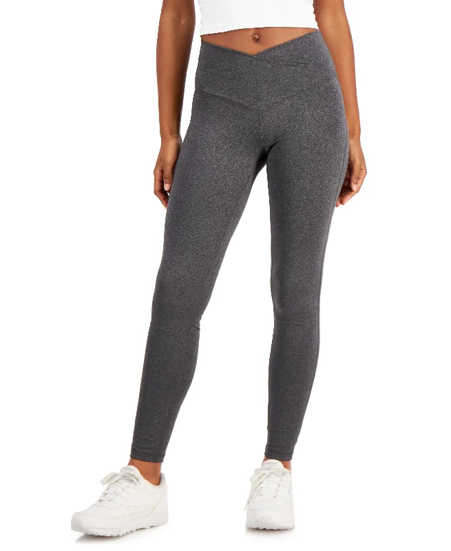 Jenni On Repeat Crossover Full Length Legging Comfortable Capri-Length Leggings