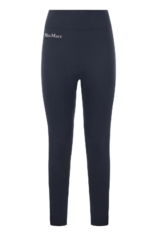 LAMA - Leggings in technical stretch fabric Elegant Satin Finish Leggings