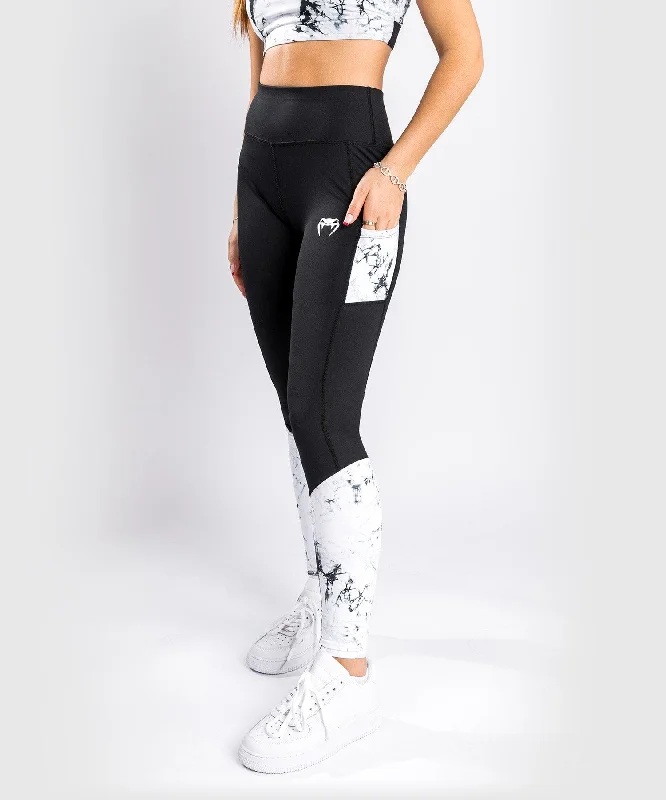 Leggings ⅞ Venum Power Evo - para mujer - Mármol Comfortable Tummy Shaping Leggings