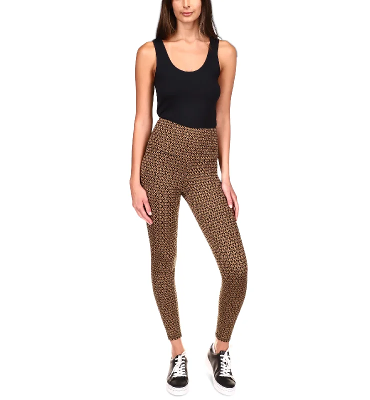 Michael Kors Womens High Waist Leggings Comfortable Stretch Leggings