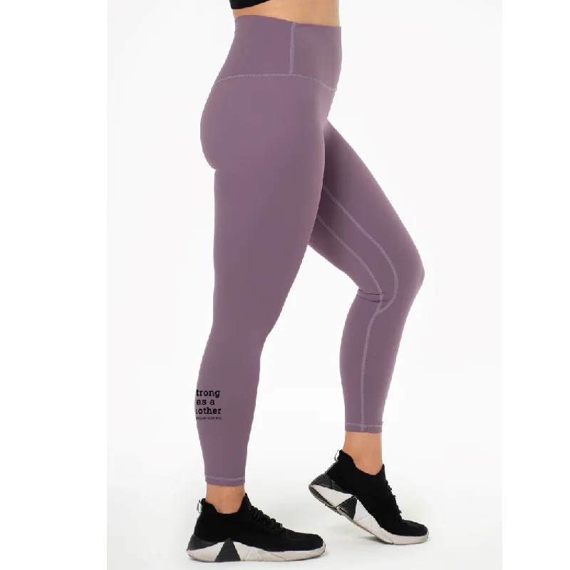 STRONG AS A MOTHER Legging Comfortable Bootcut Workout Leggings