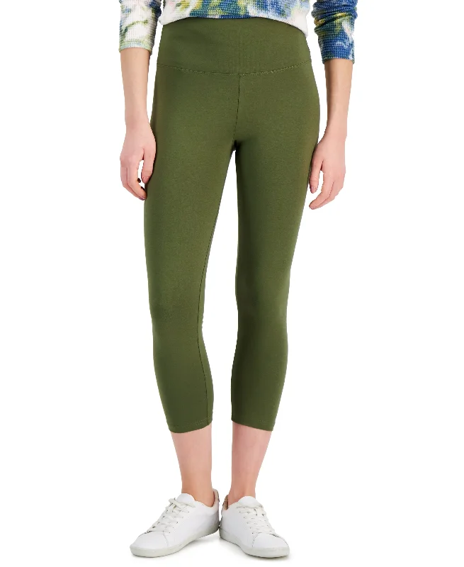 Style & Co High Rise Capri Leggings Trendy Activewear Leggings