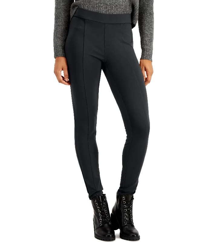 Style & Co Petite Ponte Knit Leggings Trendy Cut-Out Activewear Leggings