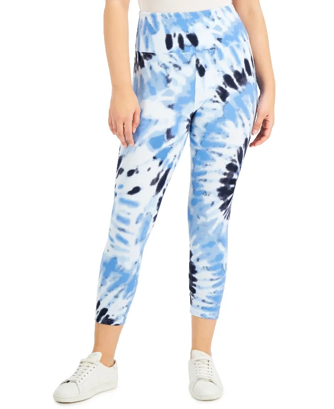 Style & Co Printed Capri Leggings Comfortable Sports Performance Tights