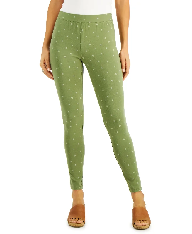 Style & Co Printed Leggings Trendy Polka Dot Leggings