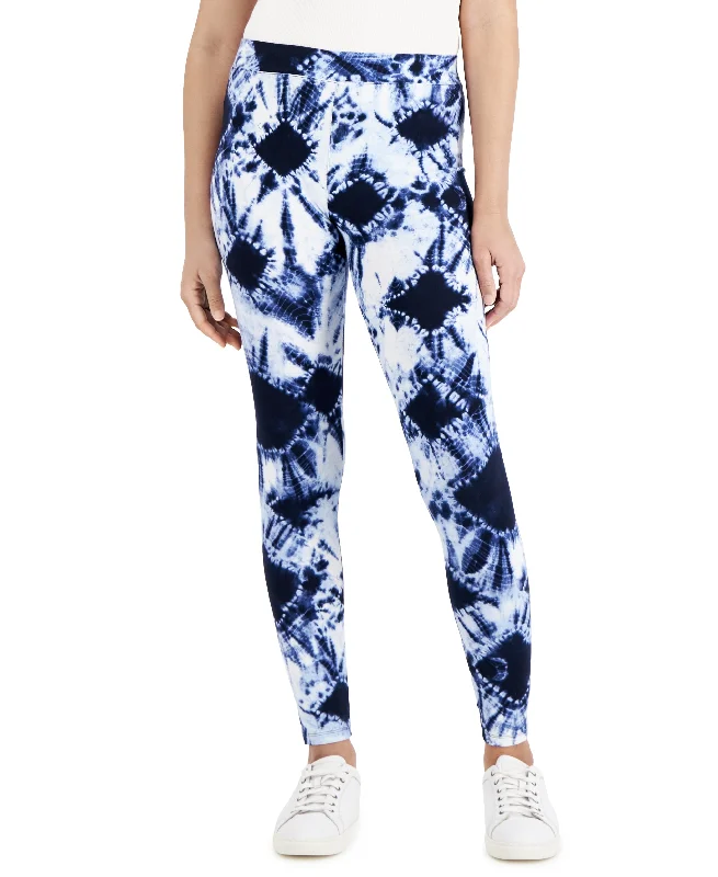 Style & Co Tie Dyed Leggings Cozy Bootcut Leggings