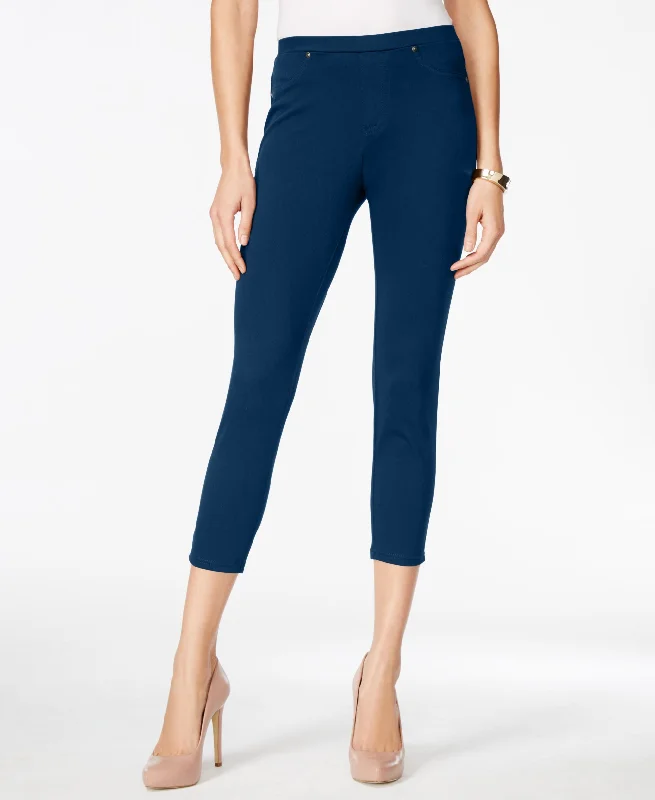 Style & Co Twill Capri Leggings Casual Slim-Fit Leggings