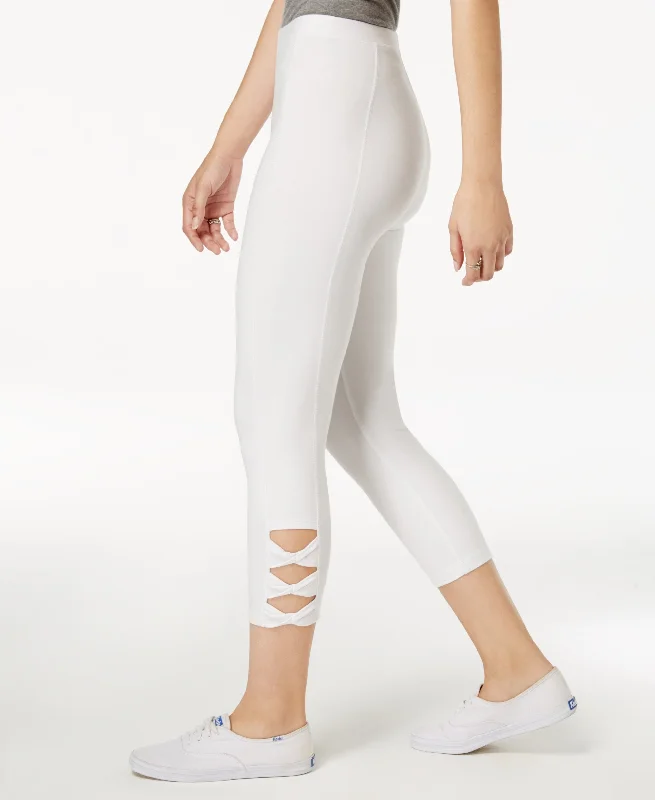 Style & Co Twisted Cutout Leggings Fashionable Seamless Leggings