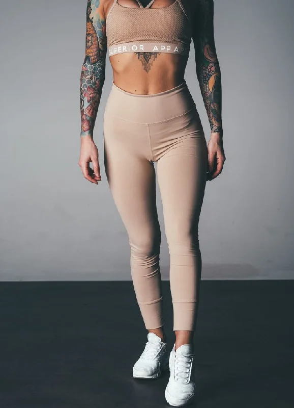 Superior Apparel | LATTE LEGGINGS Comfortable Slip-On Compression Leggings